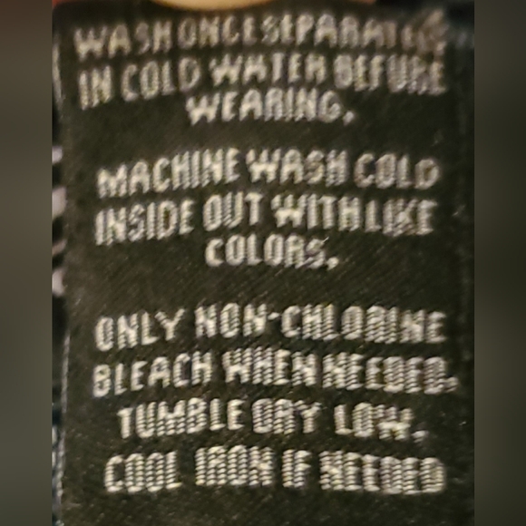 True Luck Jeans Mens 36x32 Blue Designer Moto Denim Worn Look Motorcycle Style - Picture 8 of 10